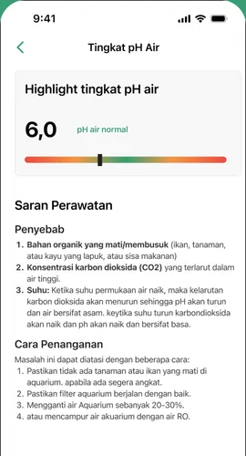 AquaCare screen 3
